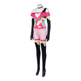 Cosplay Costume Beelzebub Helluva Boss TV Cosplay Tenue Rose Femme