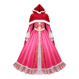 Cosplay Costume Belle La Belle et la Bête Film Cosplay Robe Rose Femme