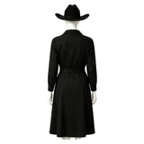 Cosplay Costume Beulah Dutton Ranch(2026) TV Cosplay Robe Noire Femme