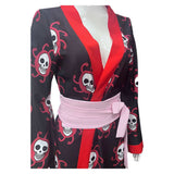 Cosplay Costume Boa Hancock One Piece Live Action 2(2026) TV Cosplay Kimono Noir Femme