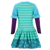 Cosplay Costume Bonnie Film Cosplay Robe Bleue et Violette Femme