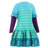 Cosplay Costume Bonnie Film Cosplay Robe Bleue et Violette Femme