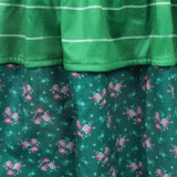 Cosplay Costume Bonnie Film Cosplay Robe Verte Enfant avec Chaussettes