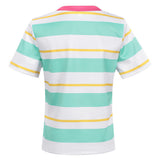 Cosplay Costume Bonnie Film Cosplay T-shirt Vert et Blanc Femme