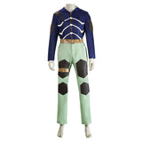 Cosplay Costume Caiman Doro He Doro 2(2026) Anime Cosplay Tenue Bleue et Verte Homme
