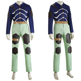 Cosplay Costume Caiman Doro He Doro 2(2026) Anime Cosplay Tenue Bleue et Verte Homme