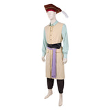 Cosplay Costume Captain Clark Backrooms(2026) Film Cosplay Tenue Beige et Verte Homme