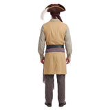 Cosplay Costume Captain Clark Backrooms(2026) Film Cosplay Tenue Beige Homme