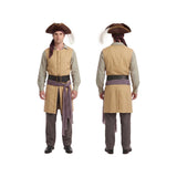 Cosplay Costume Captain Clark Backrooms(2026) Film Cosplay Tenue Beige Homme