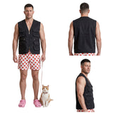 Cosplay Costume Carl Dungeon Crawler Carl Manga Cosplay Tenue Noire Homme