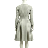 Cosplay Costume Caroline Little House on the Prairie(2026) TV Cosplay Robe Grise Femme