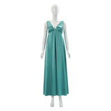 Cosplay Costume Carrie(2026) TV Cosplay Robe Longue Décolleté V Drapé Verte Femme