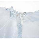 Cosplay Costume Cendrillon Film Cosplay Robe de Soirée Bleue Claire Femme