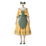 Cosplay Costume Cendrillon Sœurs de Sort(2026) Film Cosplay Robe Jaune et Verte Femme