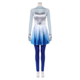 Cosplay Costume Chloe Descendants: Wicked Wonderland(2026) Film Cosplay Tenue Bleue et Blanche Femme