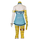 Cosplay Costume Cleo De Nile Monster High TV Cosplay Tenue Bleue et Jaune Femme