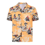 Cosplay Costume Cliff The Adventures of Cliff Booth(2026) Film Cosplay Chemise Orange Homme