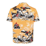 Cosplay Costume Cliff The Adventures of Cliff Booth(2026) Film Cosplay Chemise Orange Homme