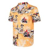 Cosplay Costume Cliff The Adventures of Cliff Booth(2026) Film Cosplay Chemise Orange Homme