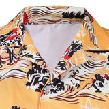 Cosplay Costume Cliff The Adventures of Cliff Booth(2026) Film Cosplay Chemise Orange Homme