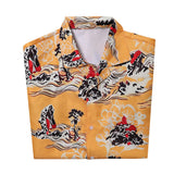 Cosplay Costume Cliff The Adventures of Cliff Booth(2026) Film Cosplay Chemise Orange Homme