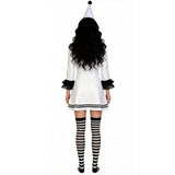 Cosplay Costume Clown Terrifier 4(2026) Film Cosplay Robe Noire et Blanche Femme