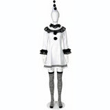 Cosplay Costume Clown Terrifier 4(2026) Film Cosplay Robe Noire et Blanche Femme