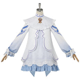 Cosplay Costume Columbina Genshin Impact Jeu Cosplay Tenue Blanche Femme