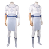 Cosplay Costume Conquest Viltrumite Invincible 4(2026) TV Cosplay Combinaison Grise+Ceinture Bleue Homme