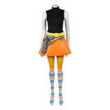 Cosplay Costume Corvette I Love Boosters(2026) Film Cosplay Tenue Verte et Orange Femme