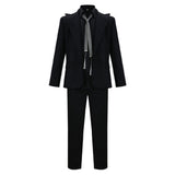 Cosplay Costume Crowley Good Omens 3(2026) Film Cosplay Tenue Noire Homme