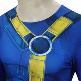 Cosplay Costume Cyclops Avengers 5(2026) Film Cosplay Combinaison Bleue Homme