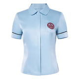 Cosplay Costume Daehan Uniforme Scolaire Teach You a Lesson(2026) TV Cosplay Chemise Bleue Femme