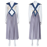 Cosplay Costume Daenerys Targaryen House of the Dragon 3(2026) TV Cosplay Robe Grise Femme