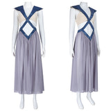 Cosplay Costume Daenerys Targaryen House of the Dragon 3(2026) TV Cosplay Robe Grise Femme