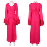 Cosplay Costume Deborah Vance Hacks 5(2026) TV Cosplay Robe Rose Femme
