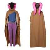 Cosplay Costume Devon Izara Maul: Seigneur de l'Ombre(2026) TV Cosplay Tenue Bleue et Violette avec Cape Femme