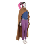 Cosplay Costume Devon Izara Maul: Seigneur de l'Ombre(2026) TV Cosplay Tenue Bleue et Violette avec Cape Femme