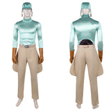 Cosplay Costume Diego Brando JoJo‘s Bizarre Adventure 7(2026) Anime Cosplay Tenue Verte et Marron Homme
