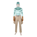 Cosplay Costume Diego Brando JoJo‘s Bizarre Adventure 7(2026) Anime Cosplay Tenue Verte et Marron Homme