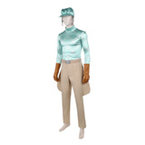 Cosplay Costume Diego Brando JoJo‘s Bizarre Adventure 7(2026) Anime Cosplay Tenue Verte et Marron Homme