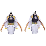 Cosplay Costume Domina Overwatch Jeu Cosplay Tenue Noire et Blanche Femme