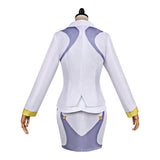 Cosplay Costume Domina Overwatch Jeu Cosplay Tenue Noire et Blanche Femme