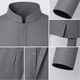 Cosplay Costume Dr. Evil Austin Powers Film Cosplay Tenue Grise Homme