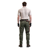 Cosplay Costume Dr. Smolder Bravestone Jumanji: Open World(2026) Film Cosplay Tenue Beige et Verte Homme