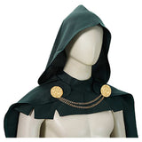 Cosplay Costume Dr.Doom Avengers 5(2026) Film Cosplay Cape Verte Homme