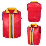 Cosplay Costume Dustin Henderson Stranger Things: Tales from '85(2026) TV Cosplay Gilet Rouge Enfant