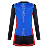 Cosplay Costume Easton Prep Crew Girl(2026) TV Cosplay Tenue d'Équipe Bleue Femme