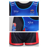 Cosplay Costume Easton Prep Crew Girl(2026) TV Cosplay Tenue d'Équipe Bleue Femme
