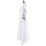 Cosplay Costume Elizabeth Frankenstein Fillm Cosplay Robe Blanche Femme